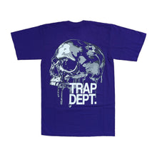 Load image into Gallery viewer, MDM TEE PURPLE/GREY TRAP DEPT
