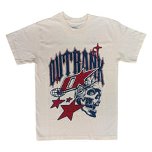 Load image into Gallery viewer, OUTRANK TEE CREAM/RED/BLUE WE BACK OUTSIDE
