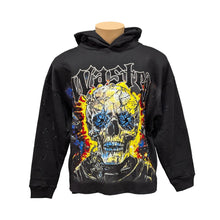 Load image into Gallery viewer, FOCUS 80763 BLACK WASTED HOODIE
