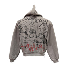 Load image into Gallery viewer, SYNDICATE SYNH_3 "NO HOPE" ZIP UP HOODIE GRAY WASHED
