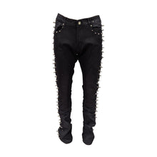 Load image into Gallery viewer, FOCUS 2572 BLACK STACKED JEANS
