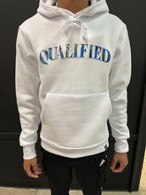Load image into Gallery viewer, Q White and Blue Hoodie
