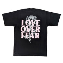 Load image into Gallery viewer, MDM TEE LOVE OVER FEAR BLACK/WHITE/PINK
