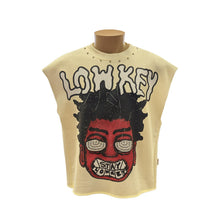 Load image into Gallery viewer, BKYS-MT1281 TAN/BLACK/RED (LOWKEY) CROPPED SHIRT
