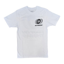 Load image into Gallery viewer, OUTRANK TEE WHITE/BLACK/GREY FOOT ON THE GAS
