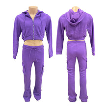 Load image into Gallery viewer, WC PURPLE #YT3761 RHINESTONE TOP
