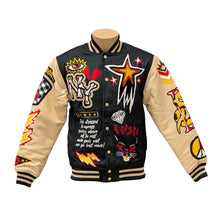 Load image into Gallery viewer, REASON RER5-012 (AIRBORNE) GREEN LETTERMAN JACKET
