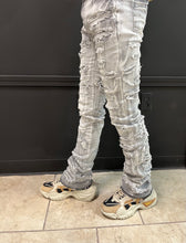 Load image into Gallery viewer, Grey Takers Stacked Jeans
