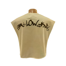 Load image into Gallery viewer, BKYS-MT1281 TAN/BLACK/RED (LOWKEY) CROPPED SHIRT
