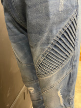 Load image into Gallery viewer, LIGHT BLUE DENIM JEANS
