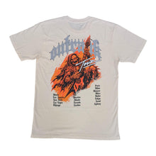 Load image into Gallery viewer, OUTRANK TEE CREAM/GREY/ORANGE TOUR
