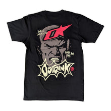 Load image into Gallery viewer, OUTRANK TEE WATCH YOUR TONE BLACK/TAN/RED
