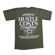 Load image into Gallery viewer, MDM TEE OLIVE GREEN/WHITE DREAMS ARE FREE
