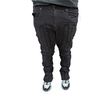 Load image into Gallery viewer, JET BLACK STACKED JEANS
