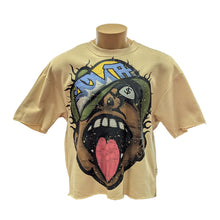 Load image into Gallery viewer, BKYS-T1230 Beige Crush Cropped T-Shirt

