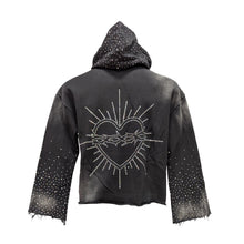Load image into Gallery viewer, SYNDICATE SYNH_25(3) "PARIS CROP" HOODIE BLACK OS
