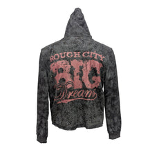 Load image into Gallery viewer, BKYS H1406 SKIHOODIE BLACK ROUGH CITY
