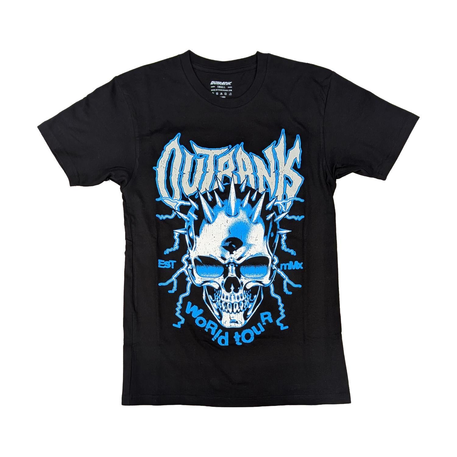 OUTRANK TEE WORLD TOUR BLACK/BLUE/GREY – Fashion Stop BR