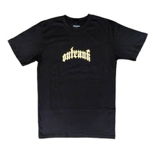 Load image into Gallery viewer, OUTRANK TEE BLACK/YELLOW/RED KEEP MAKING PLAYS
