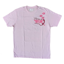 Load image into Gallery viewer, R&amp;R TEE Pink/Brown/BoldPink Hit Me On The Hotline
